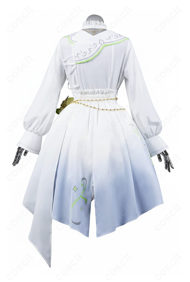 草薙寧々「レーヴ・デ・トナリティ」衣装 背面図｜リボン装飾とシルエット再現