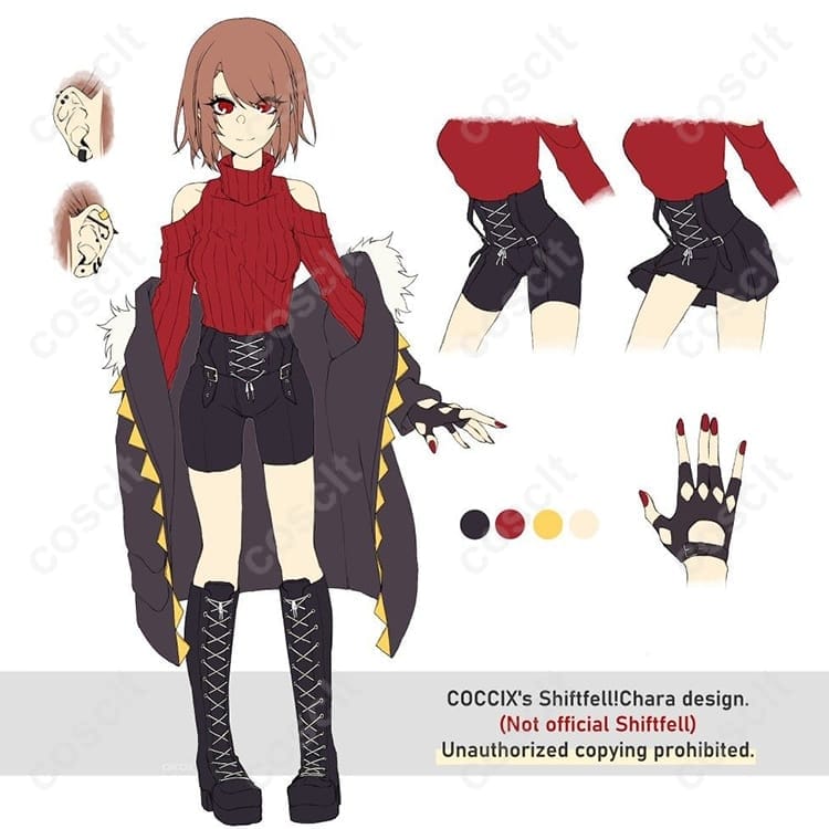 Storyfell Chara コスプレ衣装｜ダークで攻撃的な雰囲気を忠実再現【COSCLT公式】 - 1枚目の画像