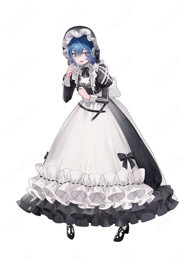 死亡遊戯で飯を食う。青井 メイド服 コスプレ衣装 全身キャラクター姿｜高品質・オーダーメイド対応、イベントや撮影会におすすめ