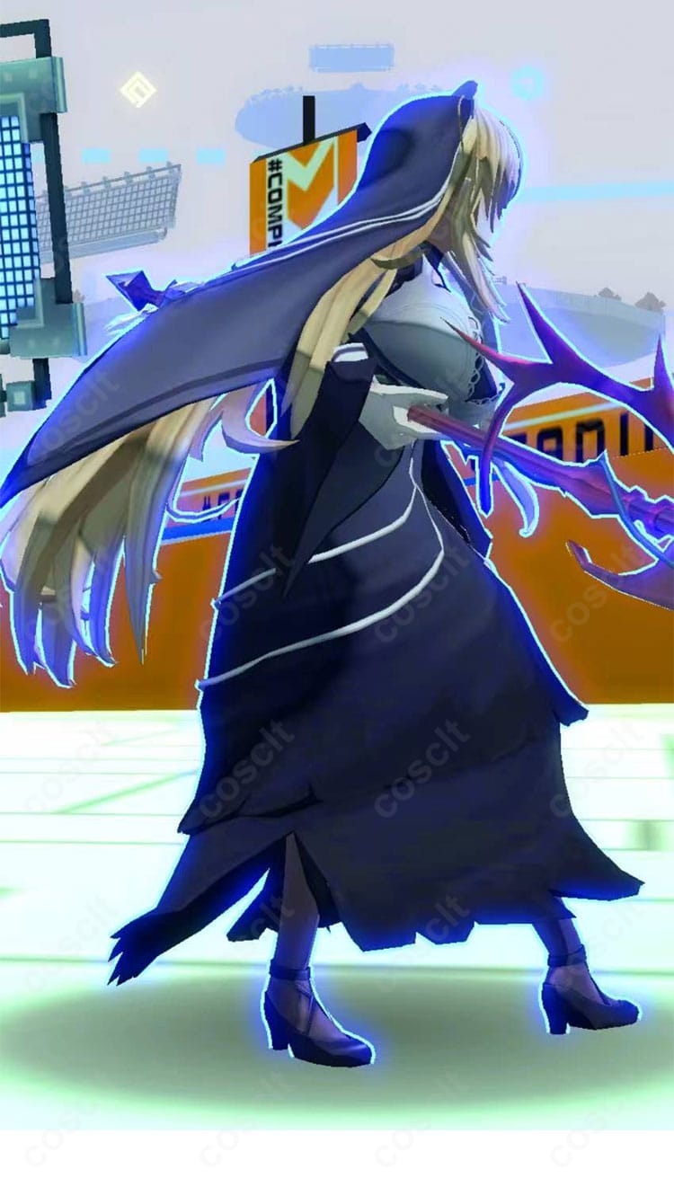 ステリア・ララ・シルワ シスター衣装 コスプレ 右側面画像｜自然なシルエットと美しいラインを再現