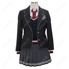 FGO ジャンヌ・ダルク〔オルタ〕／刑部姫 学生服 コスプレ衣装 フルセット（コート・トップス・シャツ・スカート・ネクタイ） - 1枚目の画像（サムネイル）