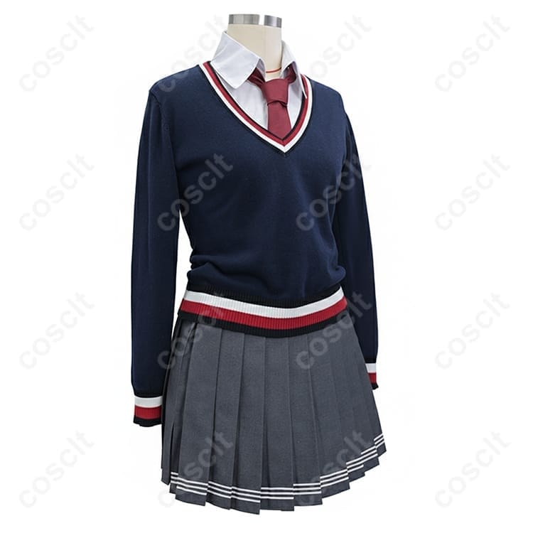 FGO ジャンヌ・ダルク〔オルタ〕／刑部姫 学生服 コスプレ衣装 フルセット（コート・トップス・シャツ・スカート・ネクタイ） - 2枚目の画像