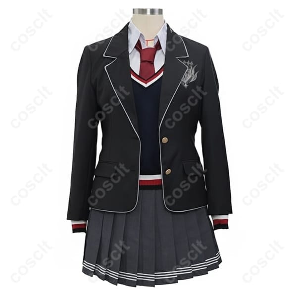 FGO ジャンヌ・ダルク〔オルタ〕／刑部姫 学生服 コスプレ衣装 フルセット（コート・トップス・シャツ・スカート・ネクタイ）