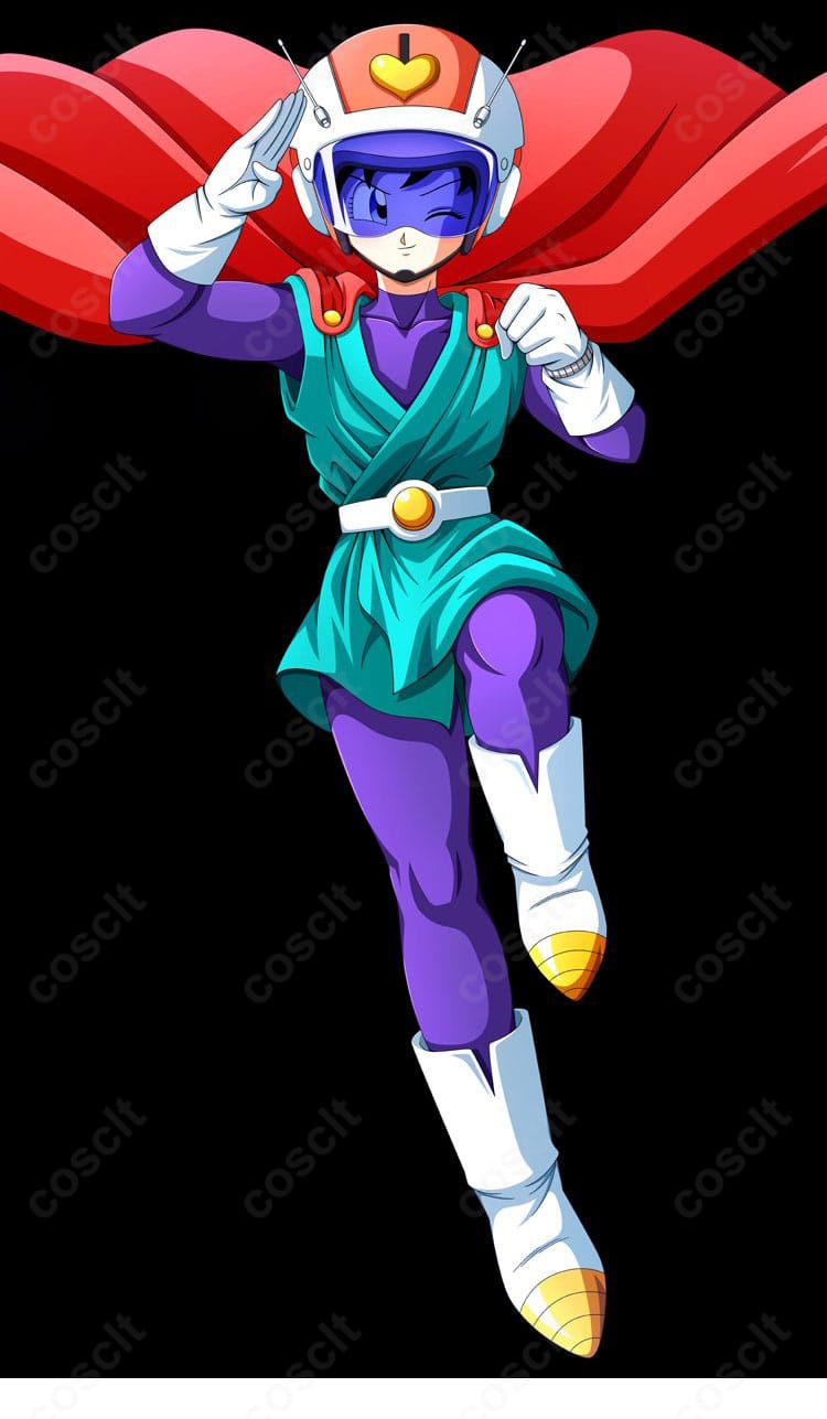 ドラゴンボール ビーデル グレートサイヤマン2号 コスプレ衣装 キャラクター全身イメージ