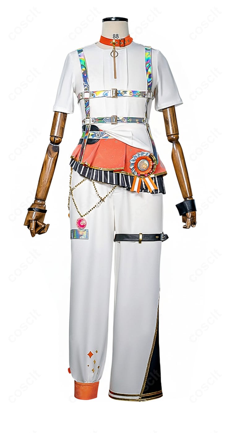 プロセカ 東雲彰人 コスプレ衣装 短袖部分の正面装飾詳細｜質感とステージ感をリアルに再現