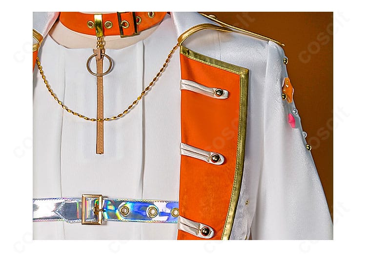 プロジェクトセカイ 東雲彰人 コスプレ衣装 衣領装飾ディテール｜Vivid BAD SQUADらしいストリート感