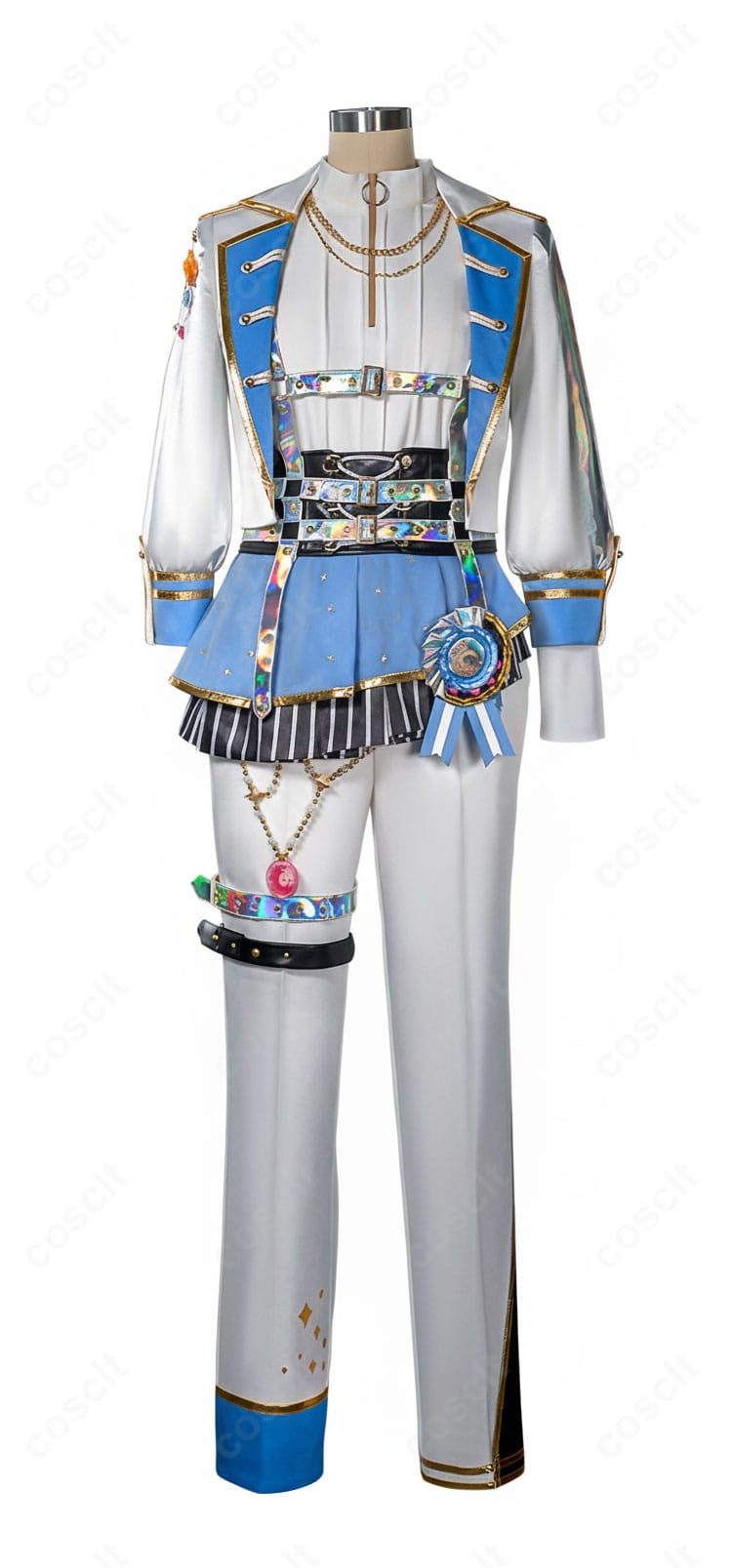 コスプレ衣装 正面図｜デザイン全体とシルエットが分かるフロントビュー