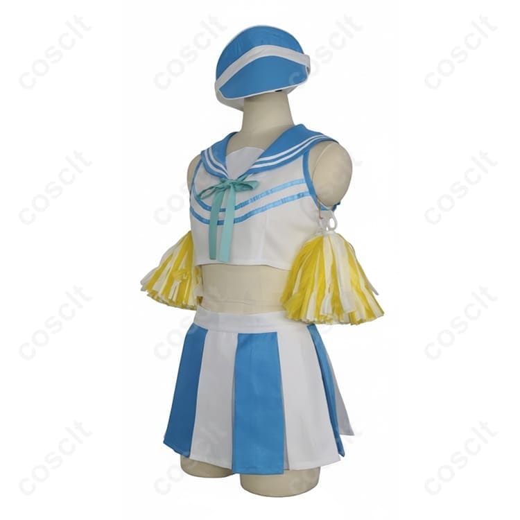 ブルーアーカイブ 伊落マリー チアガール コスプレ衣装｜清楚で可憐な応援スタイル【オーダーメイド対応・送料無料】 - 2枚目の画像