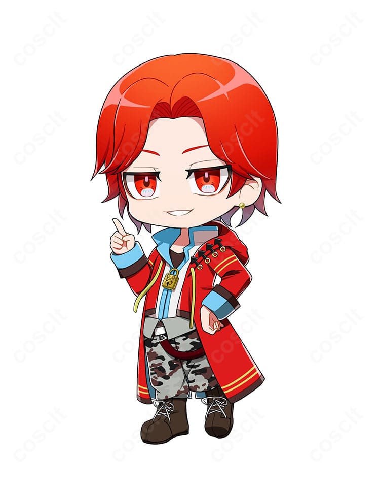 すまないスクール Mr.レッド コスプレ衣装 商品キャラクター全身イメージ｜高品質オーダーメイド対応