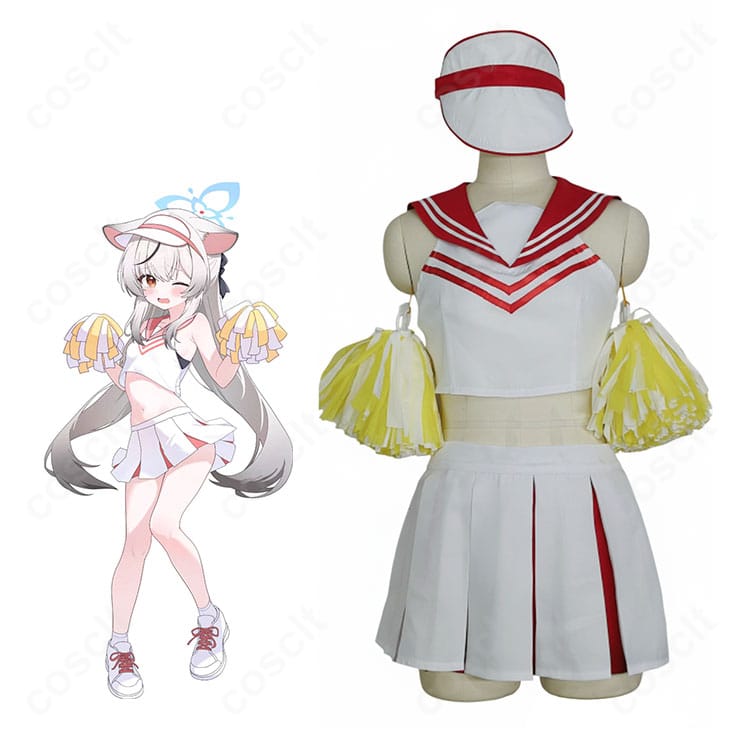 ブルーアーカイブ 春原ココナ チアガール コスプレ衣装 キャラクター全身と服装のイメージ画像|可愛く元気な応援スタイルを再現!