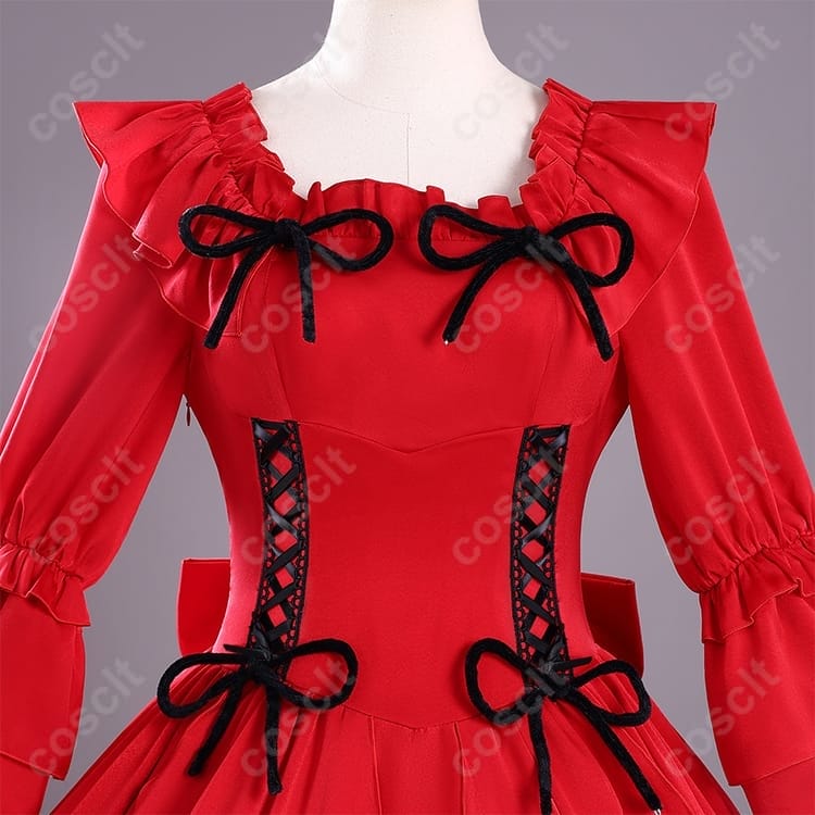 COSCLT公式 スカーレット・エル・ヴァンディミオン コスプレ衣装（最後にひとつだけお願いしてもよろしいでしょうか） - 4枚目の画像
