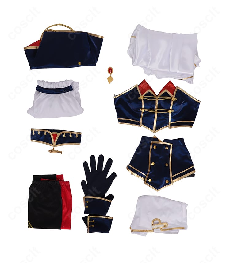 レイン・パターソン Happy Shelter 衣装セット内容一式展示｜マント・ビスチェ・手袋などフルセット