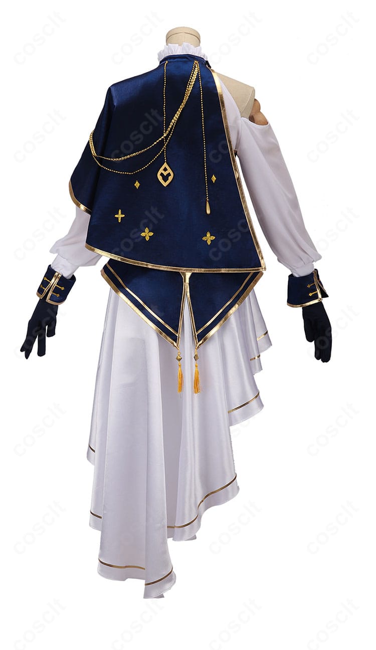 レイン・パターソン Happy Shelter コスプレ衣装 背面デザイン画像｜マントとスカートの細部も忠実再現