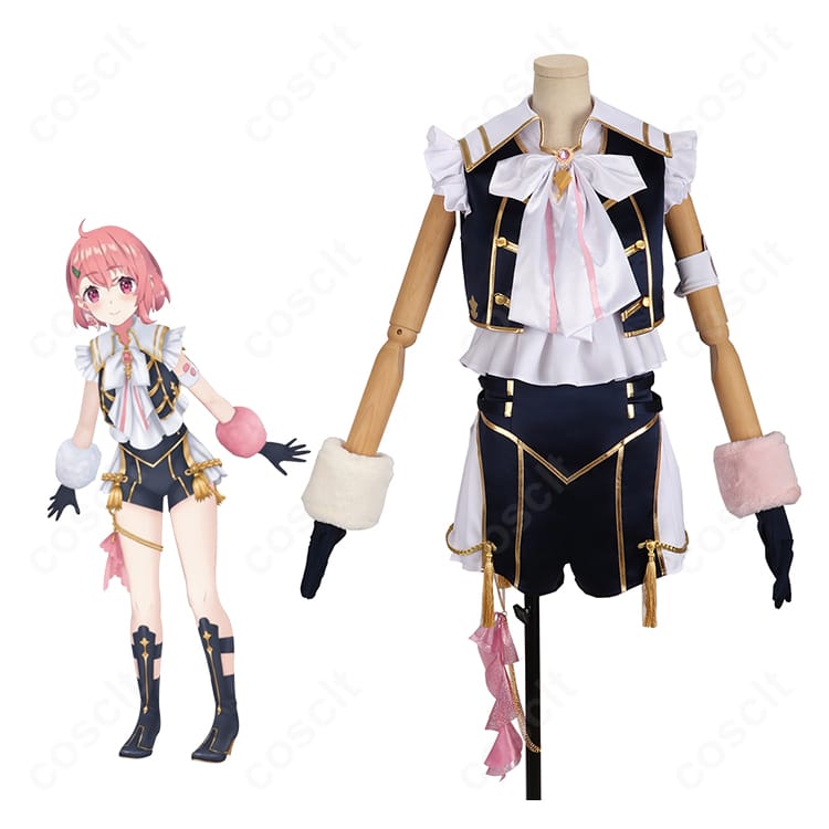 にじさんじ 笹木咲 4th Anniversary LIVE FANTASIA コスプレ衣装 キャラクターイメージと衣装全体図｜高再現度デザインでライブの雰囲気を再現。