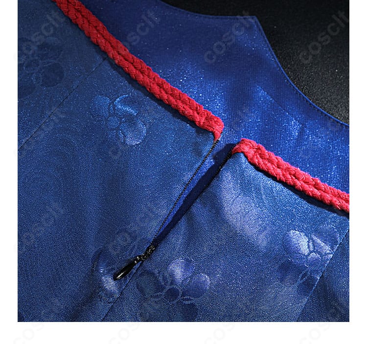 華甲 霊幻艦船新春夜 コスプレ衣装 ジッパー部分詳細｜着脱しやすく耐久性にも優れた高品質設計。