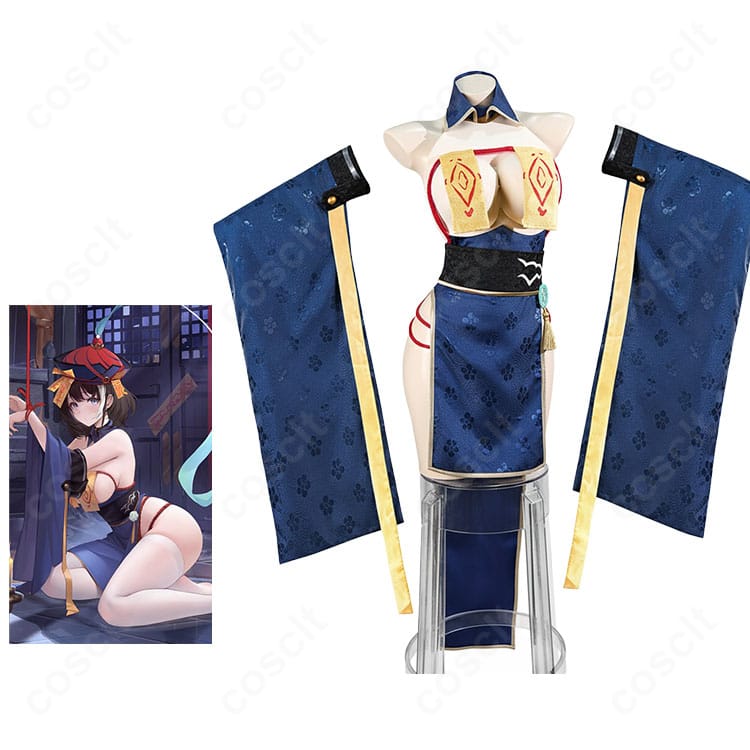 アズールレーン 華甲（ファージャ）霊幻艦船新春夜 コスプレ衣装を着用したキャラクター全身イメージ｜高再現度の中華風デザインで華やかに。