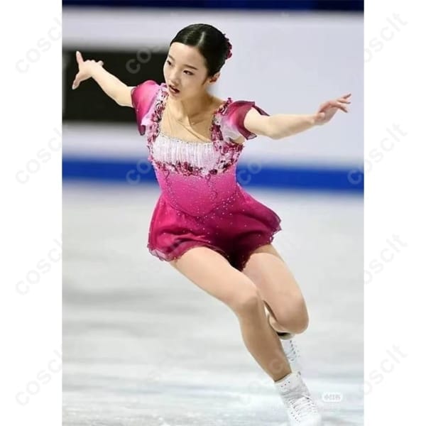 COSCLT 本田真凜 フィギュアスケート コスプレ衣装（オーダーメイド対応）