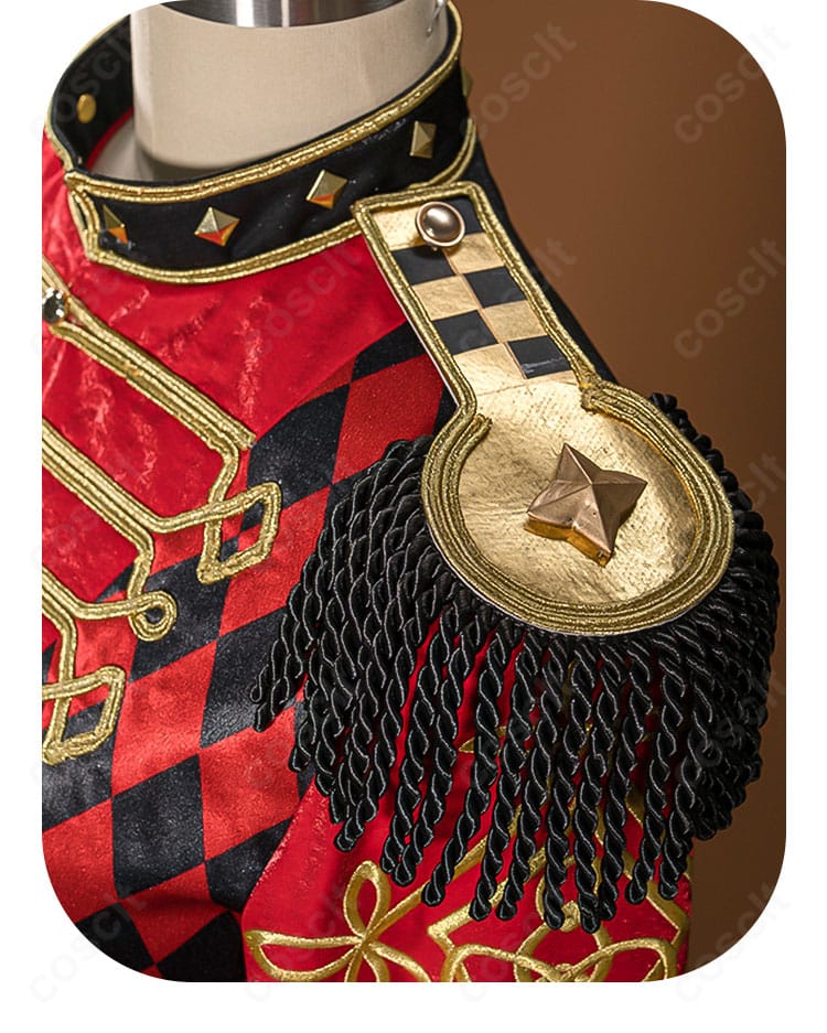 ケイト・ダイヤモンド プレイフル・ドレス コスプレ衣装 肩の飾り部分アップ｜立体的な造形で存在感抜群