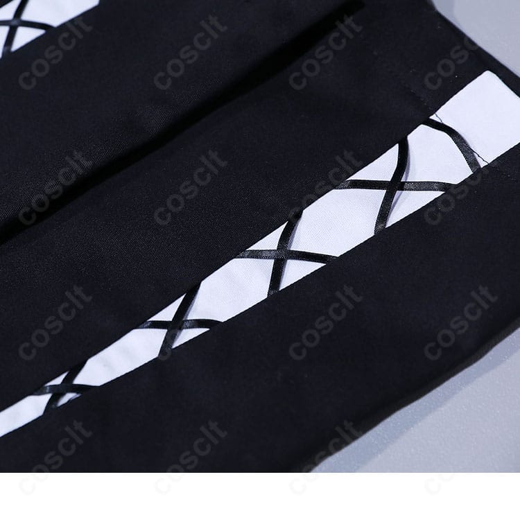 プロジェクトセカイ 神代類 コスプレ衣装 ズボン裾装飾細部図｜パンツの裾や縫製部分を細かく再現した高品質仕上げ。