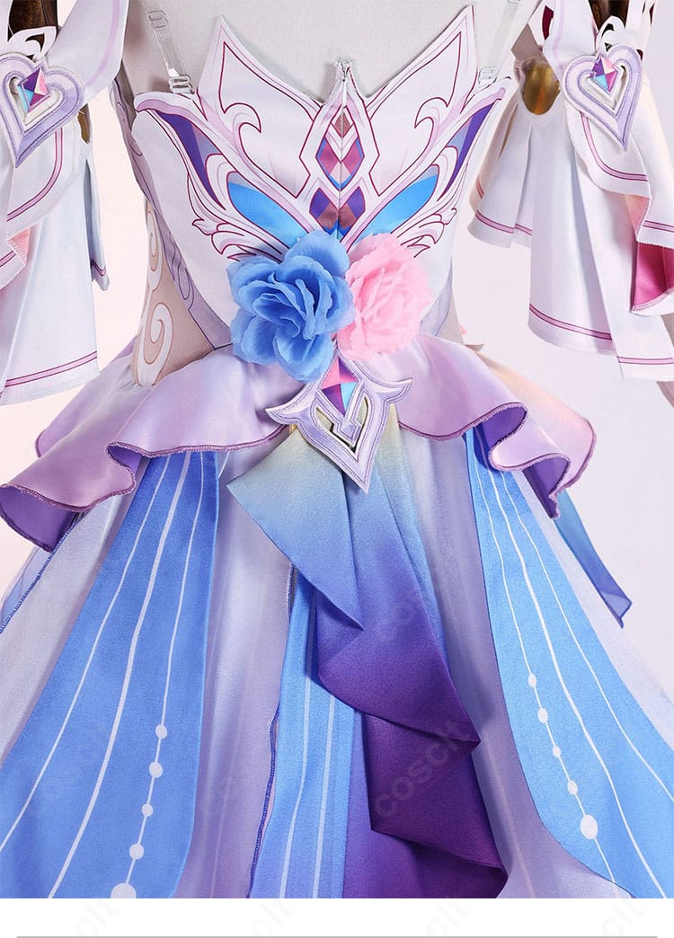 背面装飾と模様のディテール図｜スタレ キュレネ コスチューム 完全再現