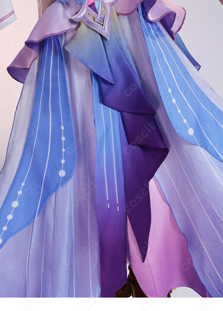 スカート背面装飾ディテール｜崩壊スターレイル キュレネ コスチューム 背面再現