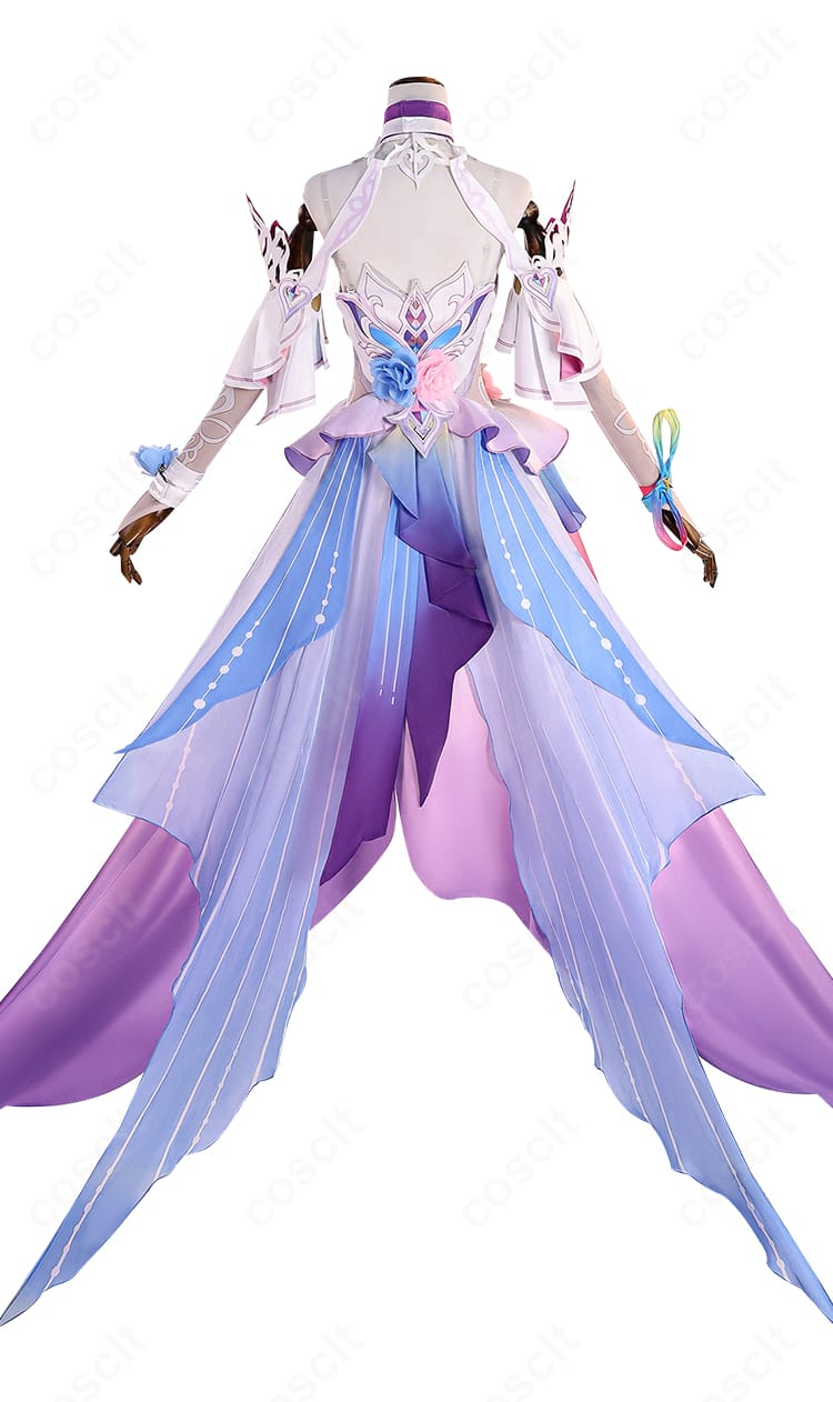 キュレネ コスプレ衣装 背面全体図｜スタレ Cyrene 衣装 デザイン再現