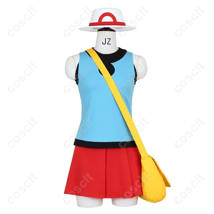 ポケットモンスター リーフ コスプレ衣装｜FRLG女主人公 初期衣装・高品質再現【COSCLT公式】 - 1枚目の画像