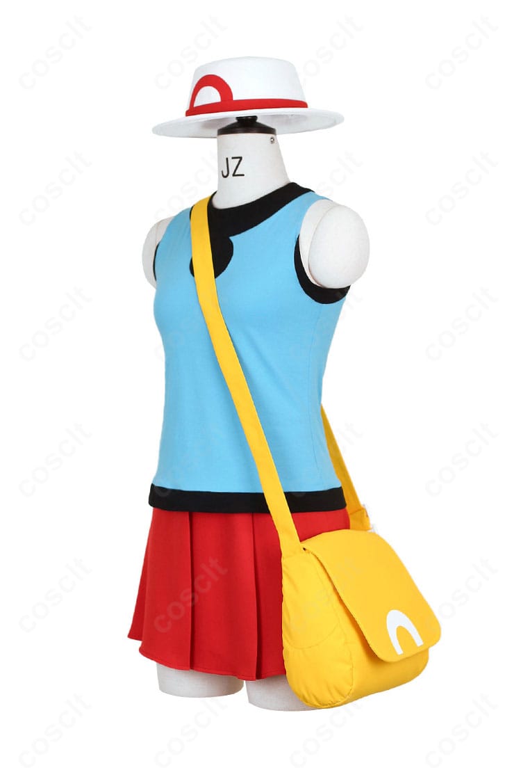 ポケットモンスター リーフ コスプレ衣装 側面全体図｜イベントや撮影会におすすめの人気衣装