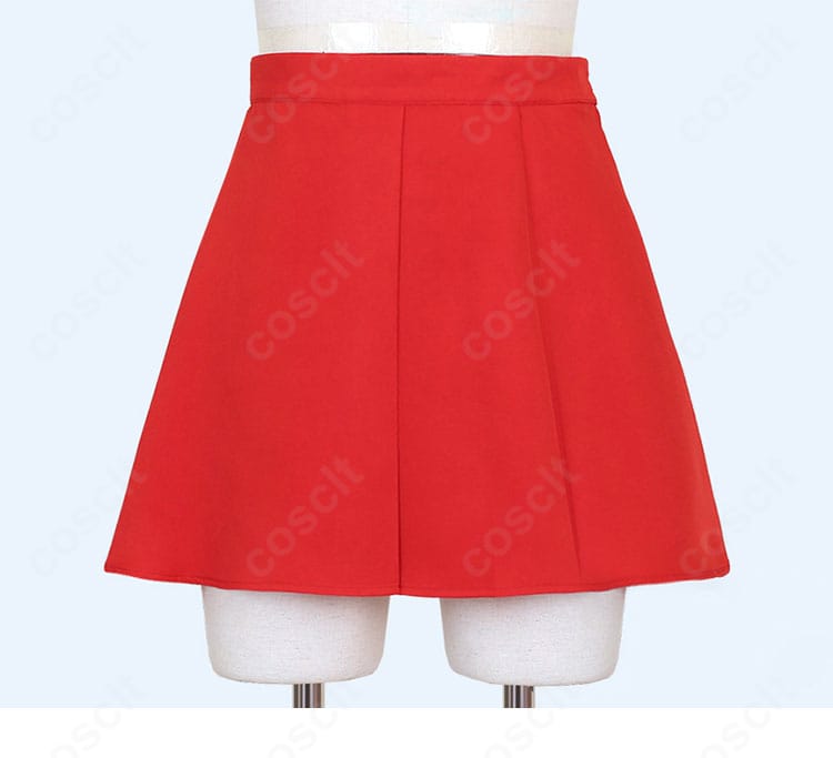 ポケットモンスター リーフ コスプレ衣装 スカート部分 詳細画像｜動きやすく美しいシルエット