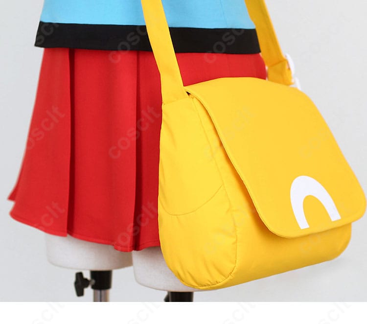 ポケットモンスター リーフ コスプレ衣装 ショルダーバッグ 側面ディテール画像｜FRLG女主人公仕様