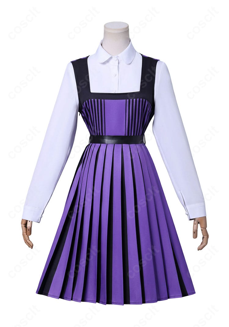 ウェンズデー コスプレ衣装 スカート正面装飾ディテール|レース柄や裾の装飾を忠実に再現した高品質仕様