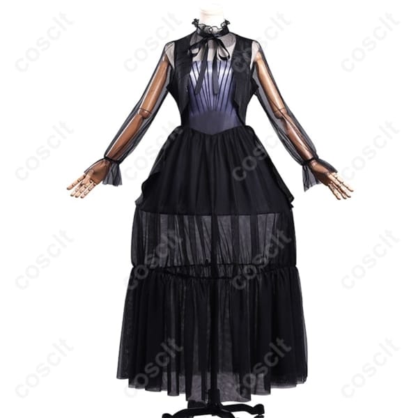 ウェンズデー・アダムス／Wednesday シーズン2 仮面舞踏会ドレス コスプレ衣装（COSCLT）