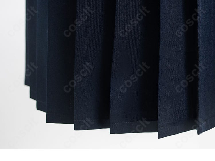 サイレントヒルf 深水雛子 制服 コスプレ衣装 スカート装飾ディテール|プリーツの流れが美しいセーラースタイル