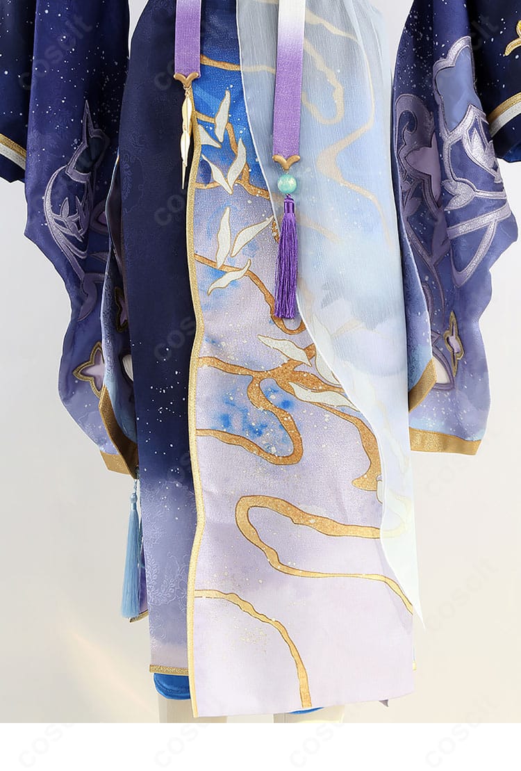 礼瀬マヨイ ナツコイ衣装 衣裾&系帯ディテール|動きに合わせ揺れるリボンが魅力的