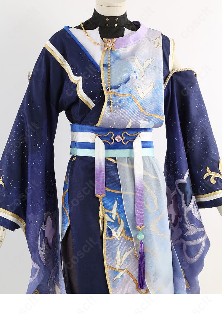 礼瀬マヨイ ナツコイ衣装 腰封(コルセットベルト)装飾細部|高級感ある素材でウエストラインを強調