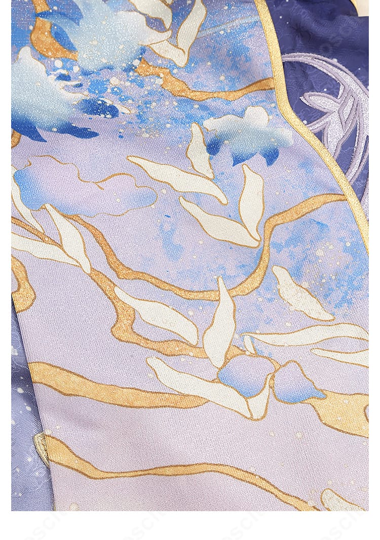 礼瀬マヨイ ナツコイ衣装 正面裾飾り細部|フリルとラインが美しく調和したデザイン