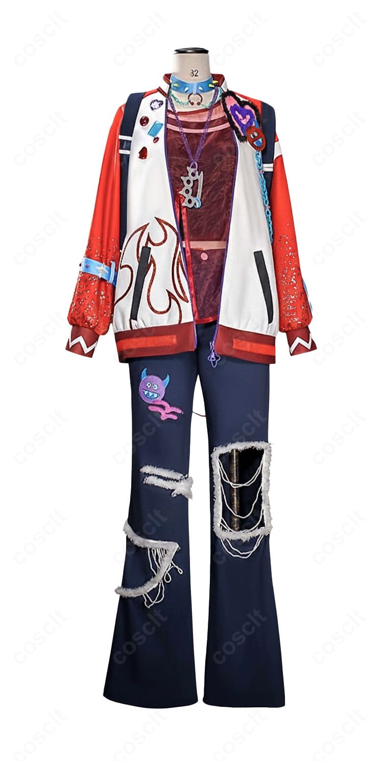 コスプレ衣装 正面図|全体バランスとディテールを確認できる正面ショット。高品質素材で仕上げた理想の一着。