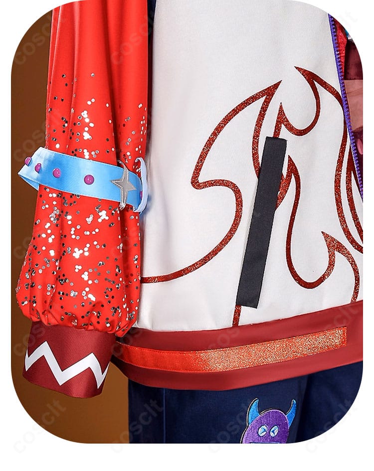 袖部分 ディテール図|袖先のステッチや装飾を精密に再現。手元まで美しく見える仕上げ。