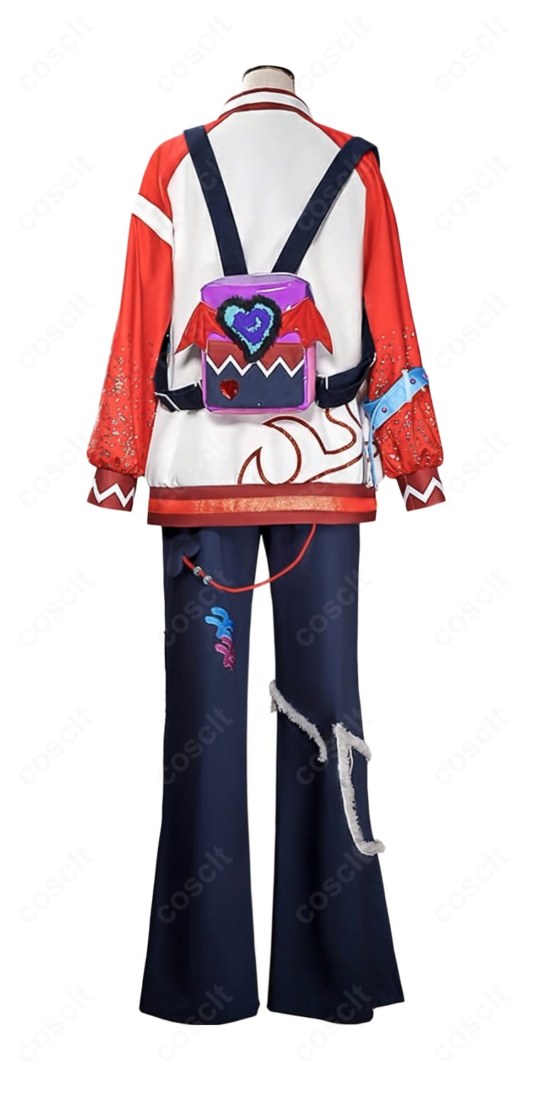 コスプレ衣装 背面図|背中の装飾やラインの美しさが際立つ背面スタイル。細部まで忠実に再現。