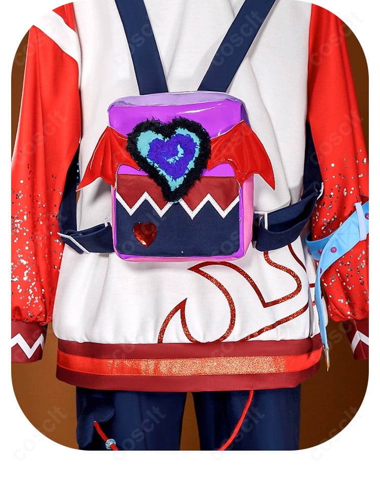 背飾り ディテール図|背中のリボンやアクセント装飾をクローズアップ。華やかな印象を演出。