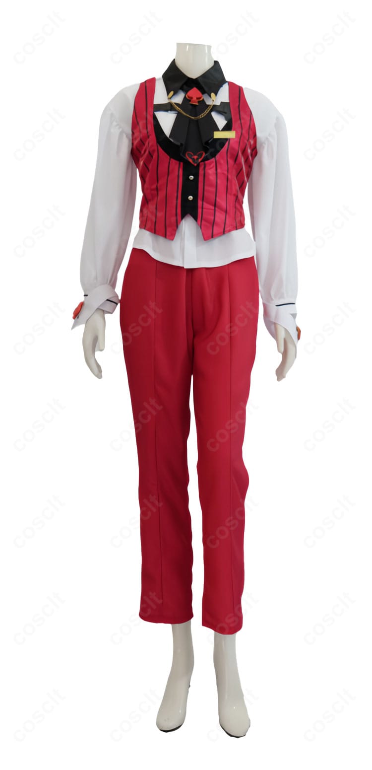 勝利の女神NIKKE ルージュ コスプレ衣装 正面図|美しいシルエットとディテールを確認。