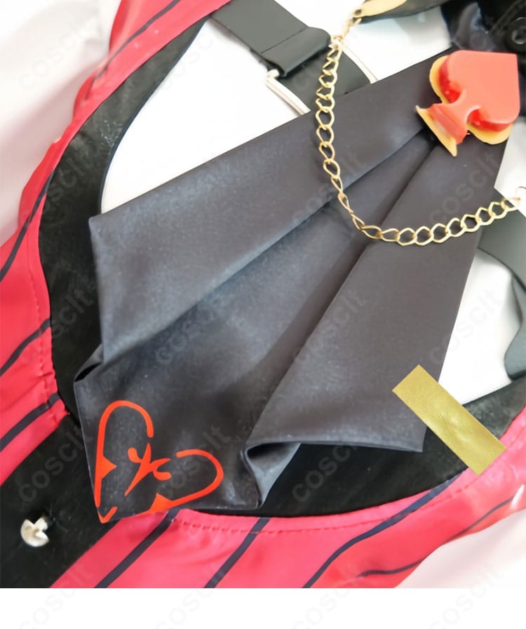 勝利の女神NIKKE ルージュ コスプレ 胸元装飾ディテール|キャラクターらしい上品なデザイン。