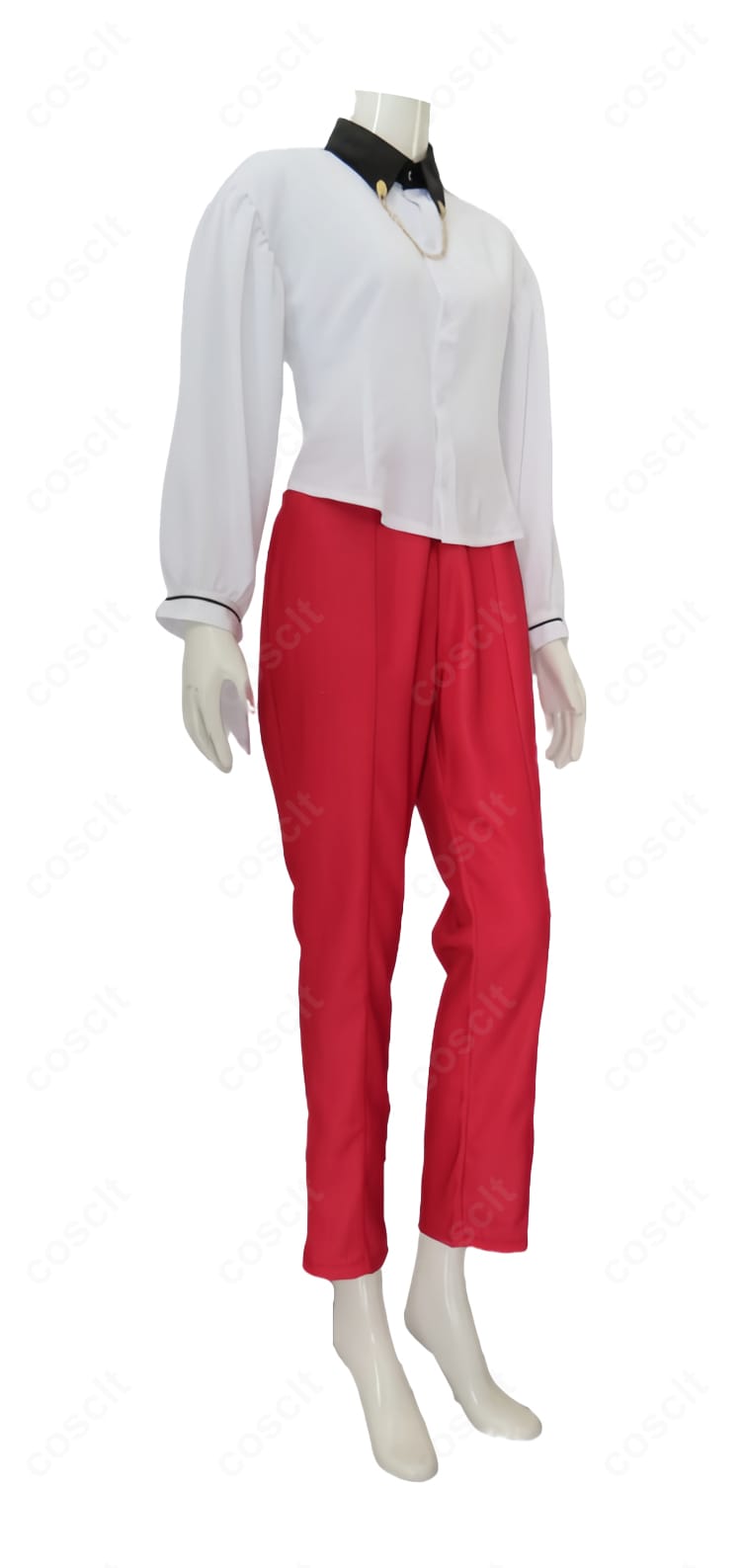 勝利の女神NIKKE ルージュ 白シャツ部分の細部|上質な生地と通気性の良い仕上がり。