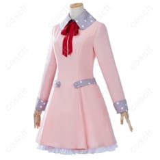 カードキャプターさくら クリアカード編 木之本桜 ピンクベージュワンピースコート コスプレ衣装 私服風｜可愛い秋冬お出かけスタイル - 2枚目の画像（サムネイル）