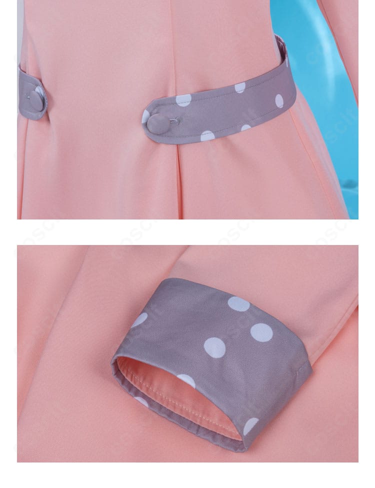 カードキャプターさくら 木之本桜 コスプレ衣装 腰ひもと袖口装飾 ディテール|丁寧な縫製と高品質素材