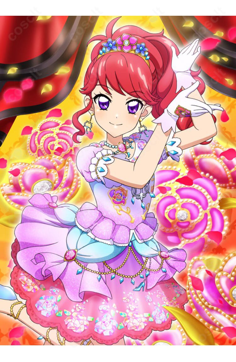 紅林珠璃「情熱の赤いバラ」コスプレ衣装 右側全身図|アイカツ!フォトonステージ!!撮影会やイベントにおすすめ