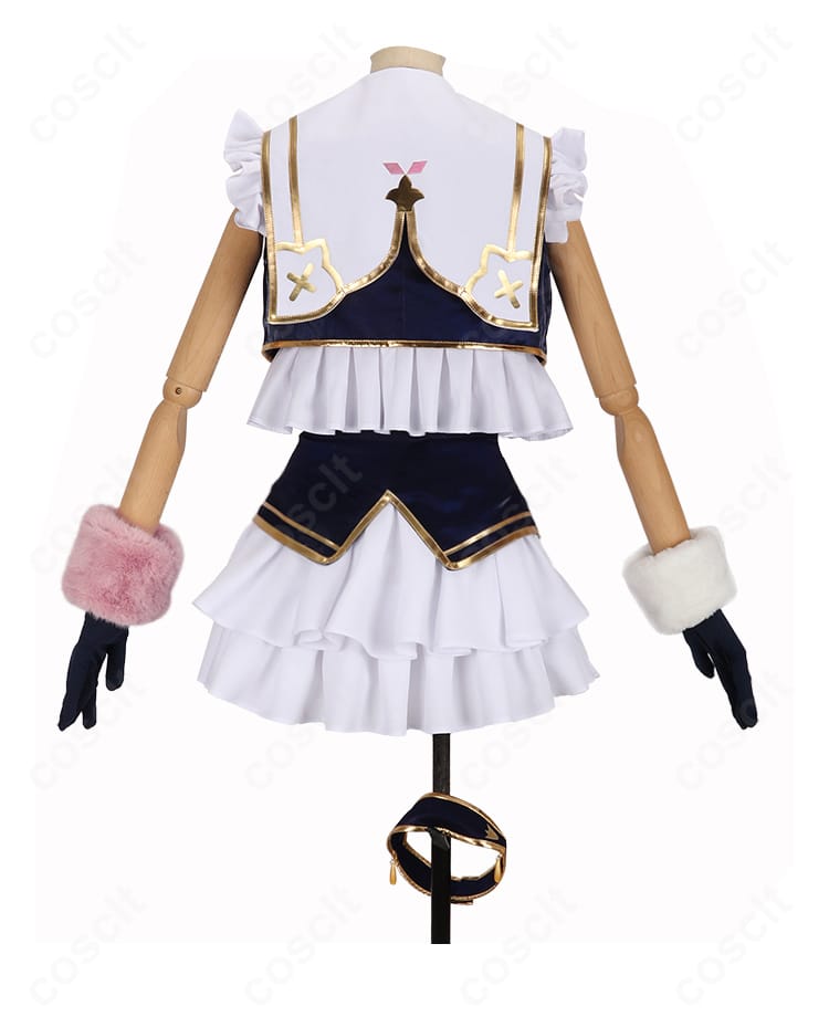 にじさんじ 椎名唯華 5th Anniversary コスプレ衣装 背面画像｜背中の装飾やラインまで丁寧に再現された仕上がり