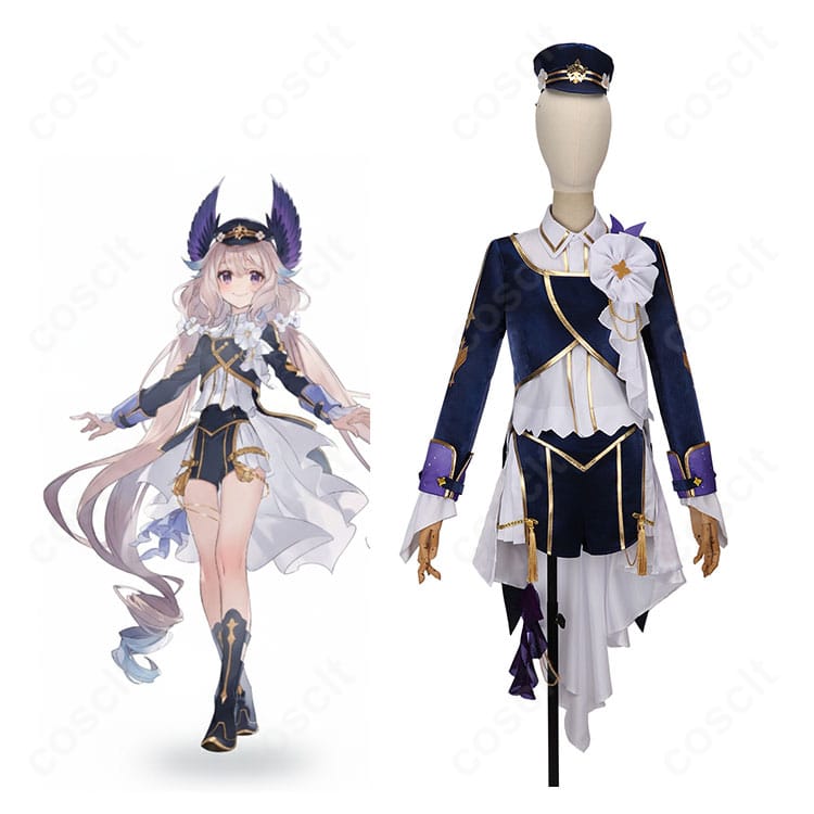 エナー・アールウェット「にじさんじ 7th Anniversary LIVE OVERTURE」コスプレ衣装 着用イメージ｜清楚で上品な歌姫スタイルを完全再現。撮影やイベントにおすすめ。