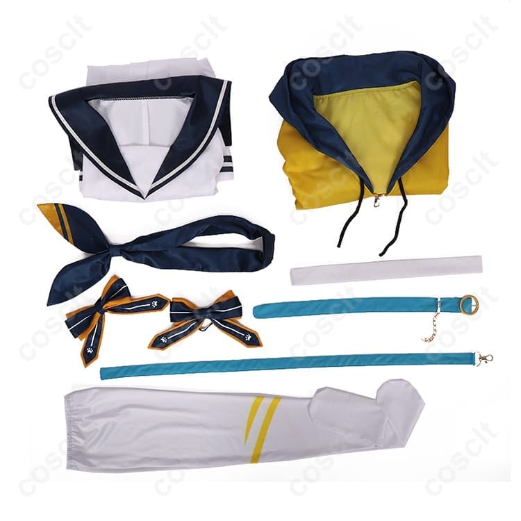 COSCLT公式 天晴ひなた（WeatherPlanet／あっぱれひなた）デビュー衣装 コスプレ衣装 フルセット - 3枚目の画像