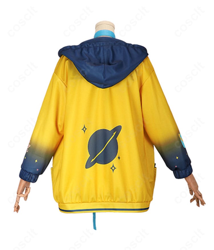 天晴ひなた コスプレ衣装 背面図|リボンやスカーフの形状、シルエットの美しさをチェックできる後ろ姿イメージ。